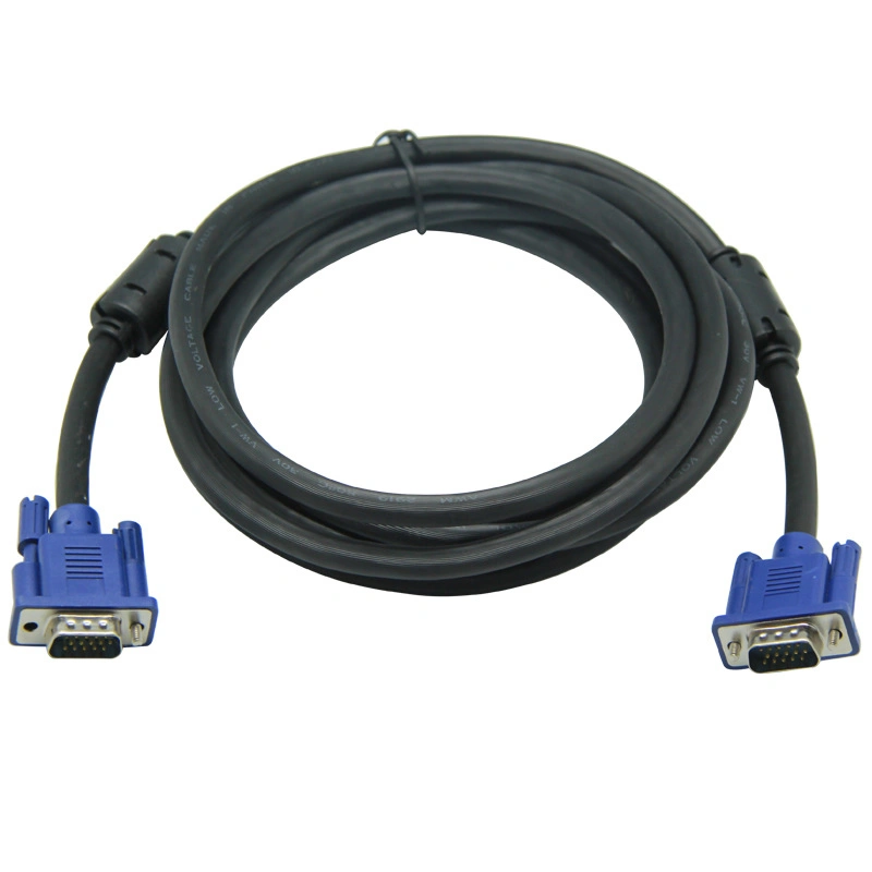 15pin vga to vga cable male to male 1080p VGA SVGA HD15 Male to Male Video Coaxial Monitor Cable