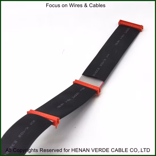 16 Pin Flat Ribbon Cable with Heat Shrink Tube and IDC Connectors