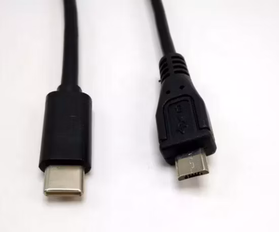 90 Degree Angle USB 3.1 Type C Male to Micro USB 2.0 Male Sync OTG Charge Data Transfer Cable