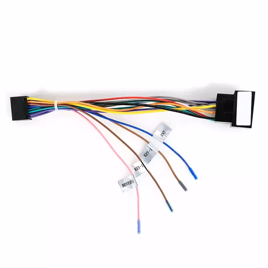 Jyxd Factory Wholesale Industrial Auto Automobile Wiring Harness Radio Cable Adaptor for Audio Video