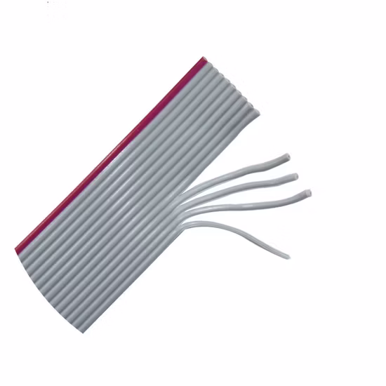 4-64 Pins Both Side 2.0mm IDC Type Grey Flat Ribbon Cable